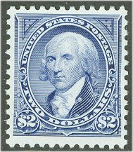 2875a 2 James Madison Single Stamp Used Single #2875aused