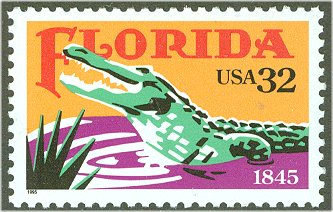 2950 32c Florida Statehood Used Single #2950used