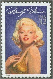 2967 32c Marilyn Monroe Plate Block #2967pb