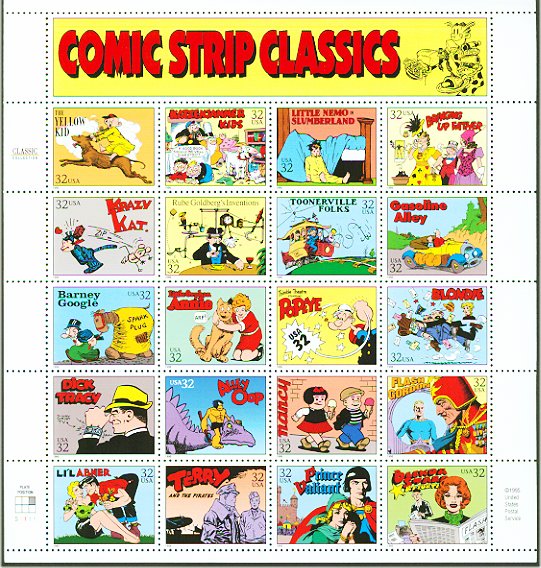 3000a-t 32c American Comics Set of 20 Used singles  #3000a-tusg