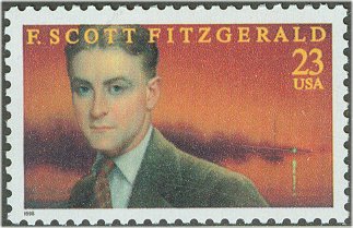 3104 23c F. Scott Fitzgerald Plate Block #3104pb