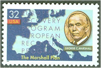 3141 32c Marshall Plan Used Single #3141used