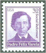 3166 32c Padre Felix Varela Plate Block #3166pb