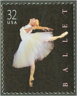 3237 32c Ballet F-VF Mint NH #3237nh