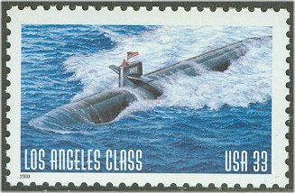 3372 33c Submarine Plate Block #3372_pb