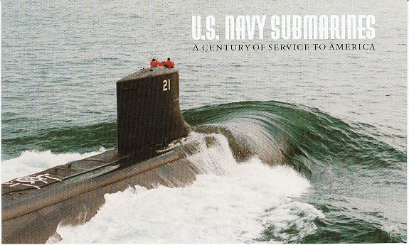 3373 Submarines Souvenir Booklet #3373bk_mnh