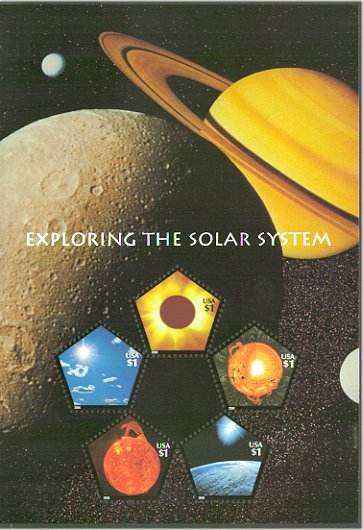 3410 1 Solar System F-VF Mint NH Souvenir Sheet(5) #3410_mnh
