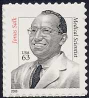3428 63c Jonas Salk Plate Block #3428pb