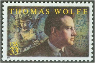3444 33c Thomas Wolfe Plate Block #3444_pb