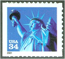 3485vb 34c Statue of Liberty Vending Booklet 10 #3485vb