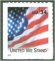 3549a 34c United We Stand Convertible Booklet #3549abkl