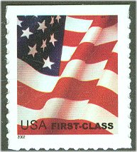3623 (37c) Non Denominated Flag Small 2002 Mint NH #3623nh