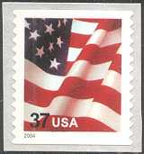 3632C 37c Flag Coil 2004 Used Single #3632Cused