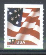 3633B 37c Flag 2005 Coil Mint NH #3633Bnh
