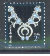 3750 2c Navajo Necklace Plate Block #3750pb