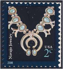 3751 2c Navajo Necklace (2005) Used Single #3751used