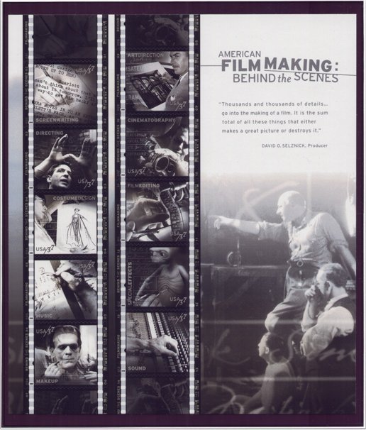 3772 37c Filmmaking F-VF Mint NH Sheet of 10 #3772sh
