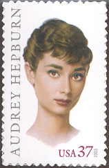 3786 37c Audrey Hepburn Plate Block #3786pb