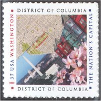 3813 37c District of Columbia Used Single #3813used