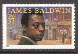 3871 37c James Baldwin Plate Block #3871pb