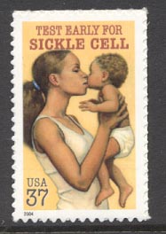 3877 37c Sickle Cell Full Sheet #3877sh