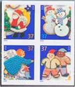 3957-60 37c Christmas Cookies F-VF Mint NH #3957-60nh