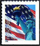 3974 (39c) Liberty and Flag SA 11.25 x 11Mint nh Single #3974nh