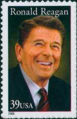 4078 39c Ronald Reagan Full Sheet #4078sh