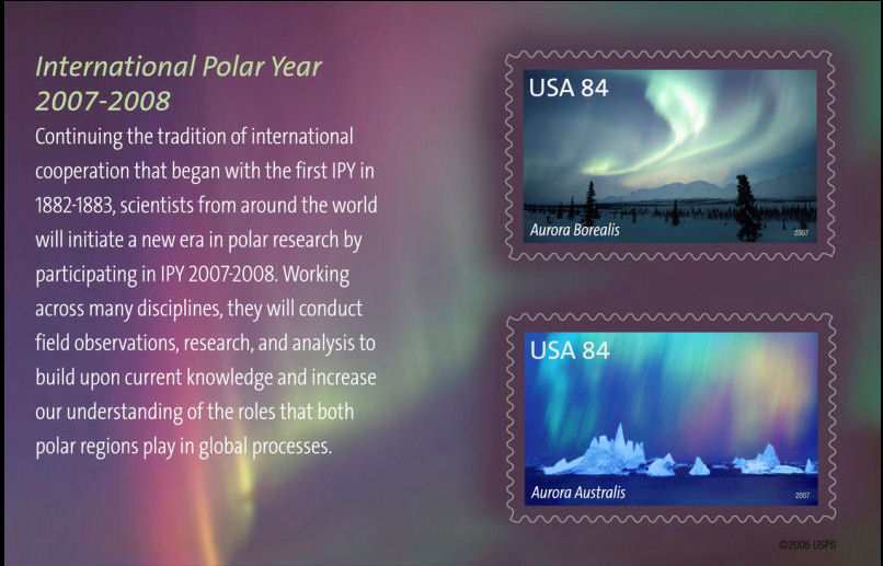 4123 1.68 International Polar Year S/S Mint NH #4123ssnh