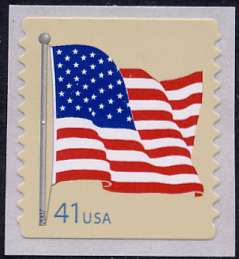4189 41c Flag 11 Rounded crns F-VF Mint NH #4189nh