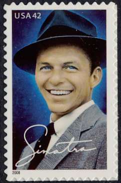4265 42c Frank Sinatra Plate Block #4265pb
