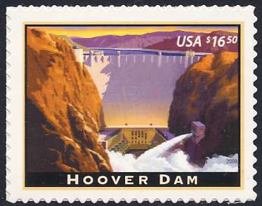 4269 16.50 Hoover Dam Express Plate Block #4269pb
