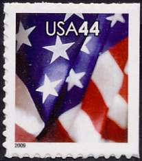 4396 44c Flag from Convertible Booklet Used Single #4396used