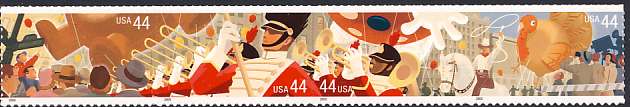 4417-20 44c Thanksgiving Day Parade F-VF Mint NH #4417-20
