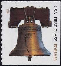4437 2009 Forever Liberty Bell from ATM Booklet #4437nh