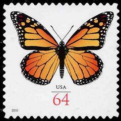 4462 64c Monarch Buitterfly F-VF Mint NH Plate Block of 4 #4462pb
