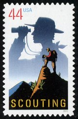 4472 44c Scouting F-VF NH Plate Block of 4 #4472pb