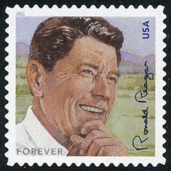 4494 Forever Ronald Reagan  Plate Block of 4 #4494pb