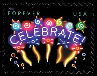4502 Forever Neon Celebrate  Mint NH #4502nh