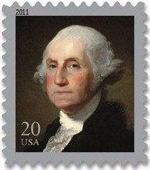 4504 20c George Washington Pane of 20 #4504sh
