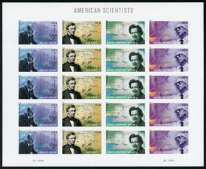 4541-44 Forever  American Scientists Pane of 20 #4541sh