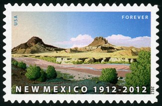 4591 Forever New Mexico Centennial F-VF Plate Block  #4591pb