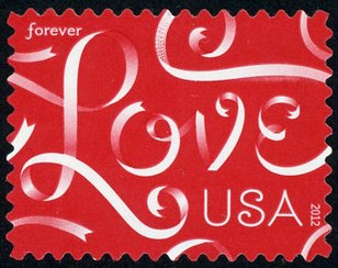 4626 Forever Love Ribbons F-VF Used #4626used