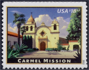 4650 18.95 Carmel Mission Mint NH Plate BLock #4650pb
