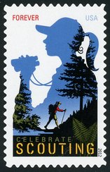 4691 Forever Celebrate Scouting Plate Block #4691pb