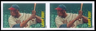 4695is Forever Larry Doby Imperf Sheet of 20  #4695is
