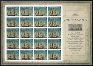 4703 Forever War of 1812 F-VF NH Sheet of 20 #4703sh