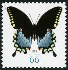 4736 66c Swallowtail Butterfly Mint NH Plate Block of 4 #4736pb