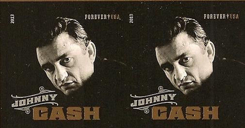4789i Forever Johnny Cash Mint NH Horizontal Imperf Pair #4789ihpr