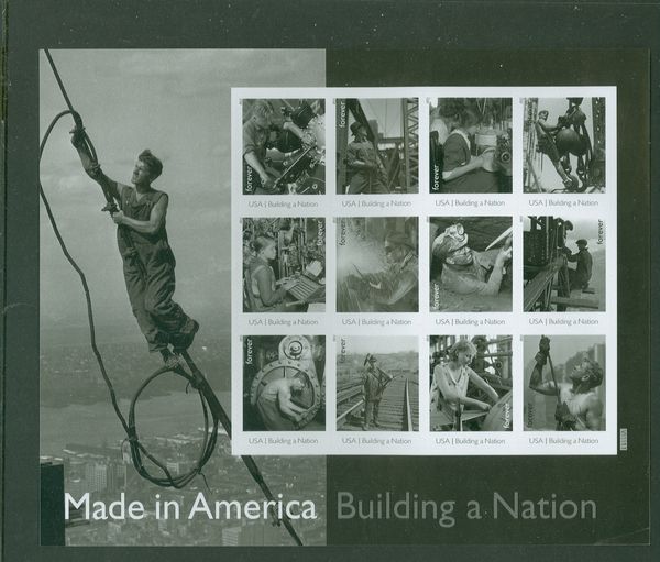 4801 Forever Made in America Souvenir Sheet of 12 Mint #4801nh